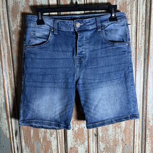 Women's Brave Soul Denim Studio Shorts Medium 7 Inch Inseam Finished Hem
